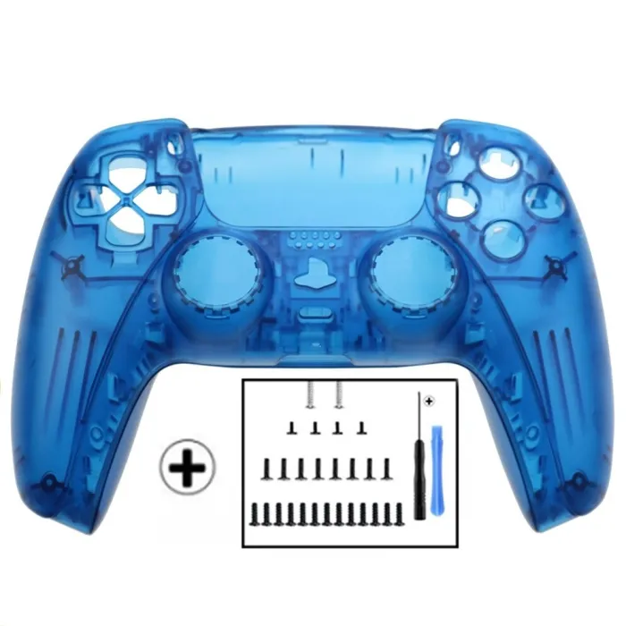 JCD Carcasa Completa Del Mango Mando Para Sony PS5, Tira Decorativa, With A Full Set Of Screws And Tools