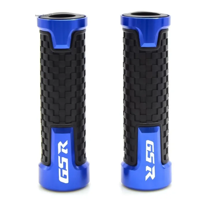 For Suzuki GSR400 GSR600 GSR750 GSR 400 600 750 7/8" Motorcycle Accessories CNC Aluminum Rubber Handlebar Grips Hand Bar Grip