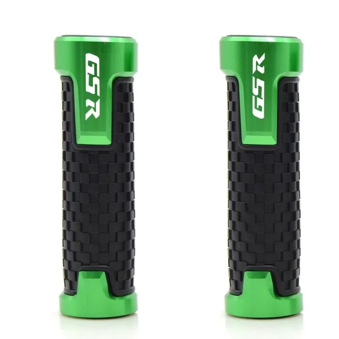 For Suzuki GSR400 GSR600 GSR750 GSR 400 600 750 7/8" Motorcycle Accessories CNC Aluminum Rubber Handlebar Grips Hand Bar Grip