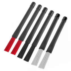 Baguettes de batterie jazz - balais en nylon - rétractables - avec manche en caoutchouc - 23cm - 2 pièces