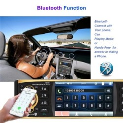 4.1 Pouces - 1 Din - autoradio - télécommande - HD - Bluetooth - 12V - USB - AUX - FM