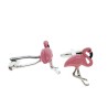 Classic cufflinks - with pink flamingo