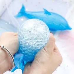 Squeezy blue dolphin - orbeez balls - fidget toy - stress / anxiety reliefToys