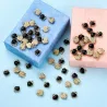 Petits pendentifs en forme de coeur - pour la fabrication de bijoux - bracelets / colliers - 100 pièces