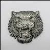 Sticker voiture / moto - emblème métal - tête de tigre 3D