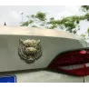 Sticker voiture / moto - emblème métal - tête de tigre 3D