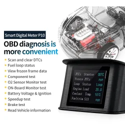 OBDSPACE P10 - ordinateur de bord pour voiture - scanner OBD2 - numérique - jauge de vitesse / consommation de carburant / tempé