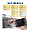 OBDSPACE P10 - ordinateur de bord pour voiture - scanner OBD2 - numérique - jauge de vitesse / consommation de carburant / tempé