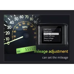 OBDSPACE P10 - ordinateur de bord pour voiture - scanner OBD2 - numérique - jauge de vitesse / consommation de carburant / tempé