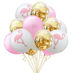 Décorations de fête hawaïenne / fête d'anniversaire / mariages - flamant rose / ananas / guirlandes / ballons