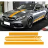 Bandes latérales / supérieures / de toit - autocollants de voiture - pour Mercedes Benz Coupé 2 portes / Berline 4 portes