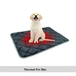 Tapis thermique chaud pour animaux de compagnie - chats - chiens