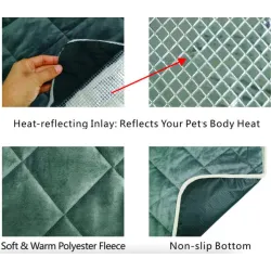 Tapis thermique chaud pour animaux de compagnie - chats - chiens