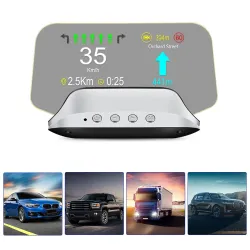 Navigation automobile - ordinateur de bord - OBD2 - GPS - compteur de vitesse - affichage tête haute