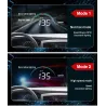 WIIYII M8 - HUD - affichage tête haute - système d'avertissement de survitesse - projecteur de pare-brise - OBD2 II - EUOBD