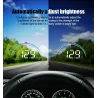 WIIYII M8 - HUD - affichage tête haute - système d'avertissement de survitesse - projecteur de pare-brise - OBD2 II - EUOBD