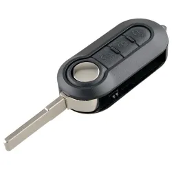 FIAT 500 - Etui clé télécommande 3 boutons - coque pour Punto Panda Stilo Brava