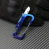 Multifunction mini knife - with bottle opener / carabiner - stainless steelKnives & Multitools