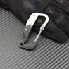 Multifunction mini knife - with bottle opener / carabiner - stainless steelKnives & Multitools