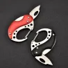 Multifunction mini knife - with carabiner - foldable - stainless steelKnives & Multitools