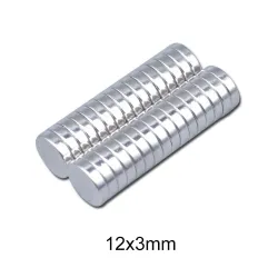 N35 - aimant néodyme - disque puissant - 12 * 3 mm