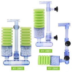 Pompe à air pour aquarium - filtre biochimique - double éponge en mousse - ultra silencieuse