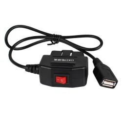 Mini USB OBD - DVR / GPS / connecteur USB - chargeur de voiture