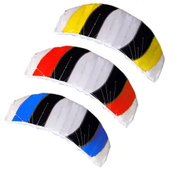 Cerf-volant de plage de sport coloré - 1,4 m double ligne