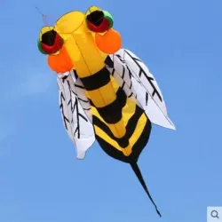 Cerf-volant d'abeille - avec une poignée / ligne