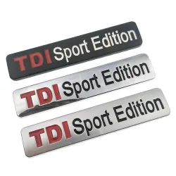 TDI SPORT EDITION - emblème chromé - autocollant de voiture