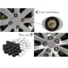 Cache écrou de roue de pneu de voiture - cache boulon - 20 pièces