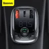 Baseus - car transmitter - quick charger - Bluetooth - dual USB - type-CFM transmitters
