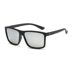 Lunettes de soleil carrées classiques - polarisées - UV400 - unisexe