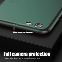 Luxury 360 full cover - with tempered glass screen protector - for iPhone - rose goldProtection