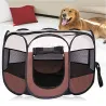 Tente portable pour animaux de compagnie - parc pliable - extérieur / intérieur