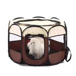 Tente portable pour animaux de compagnie - parc pliable - extérieur / intérieur