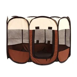 Tente portable pour animaux de compagnie - parc pliable - extérieur / intérieur