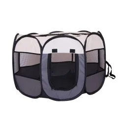 Tente portable pour animaux de compagnie - parc pliable - extérieur / intérieur