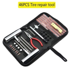 Car tire repair tools - kit - 46 piecesTire repair parts
