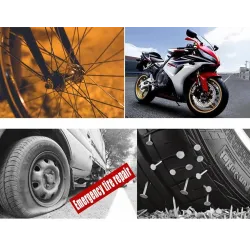 Car tire repair kit - puncture repair strips - with storage bagTire repair parts