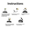 Car tire repair kit - puncture repair strips - with storage bagTire repair parts