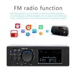 Autoradio 1 DIN - télécommande - Bluetooth - ISO - USB - AUX - FM