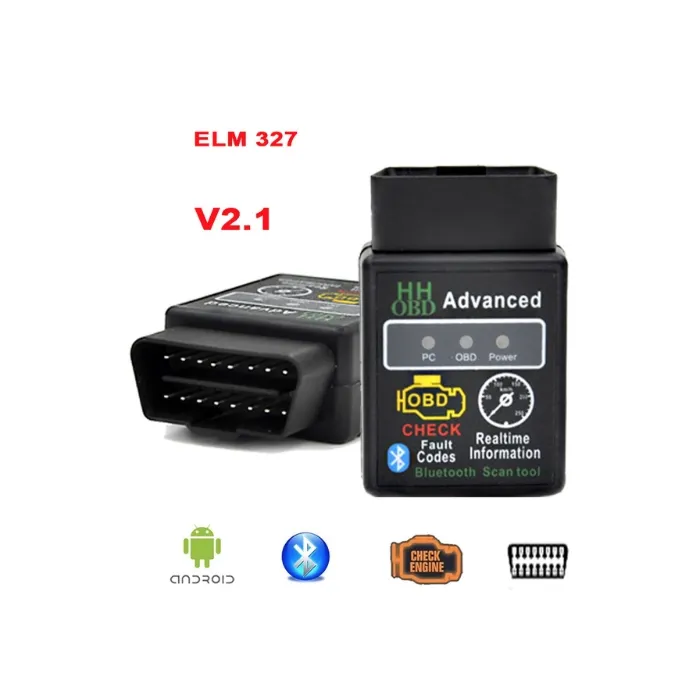 OBD2 - Lecteur de code d'erreur de voiture Bluetooth - V2.1 ELM 327