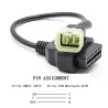 OBD2 16 broches à 3 broches/6 broches - câble pour KTM - adaptateur pour moto - réglage du logiciel ECU