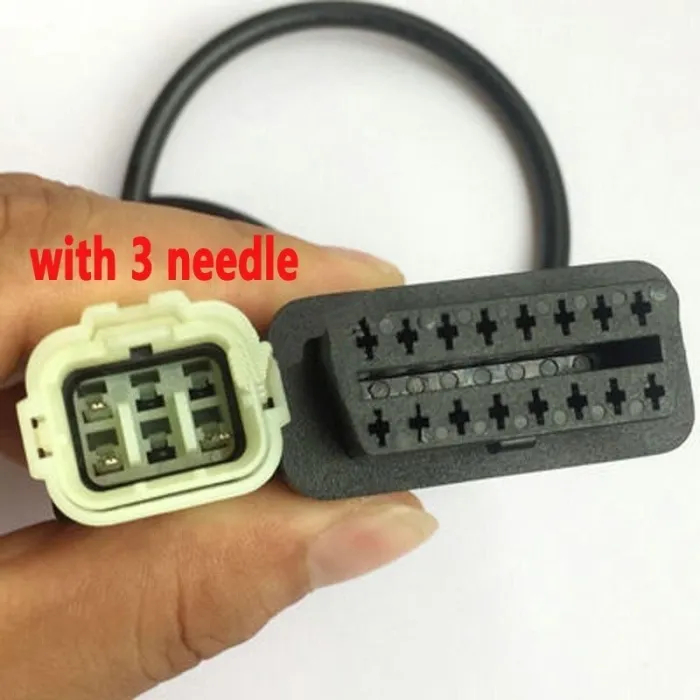 OBD2 16 broches à 3 broches/6 broches - câble pour KTM - adaptateur pour moto - réglage du logiciel ECU