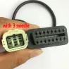 OBD2 16 broches à 3 broches/6 broches - câble pour KTM - adaptateur pour moto - réglage du logiciel ECU