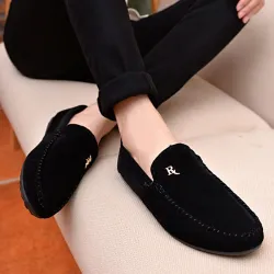 Mocassins à enfiler élégants - noir