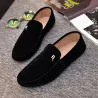 Elegant slip on loafers - blackShoes