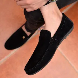Mocassins à enfiler élégants - noir