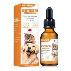 Gouttes d'huile essentielle calmante - pour chiens / chats / animaux de compagnie